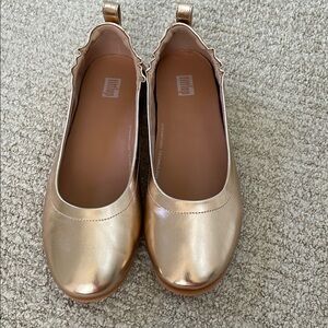 NWOB FitFlop Gold Women's Ballet Flats